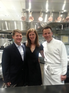 Meeting Chef William Bradley After Our Meal at Addison.