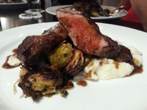 Steak and Brussel Sprouts